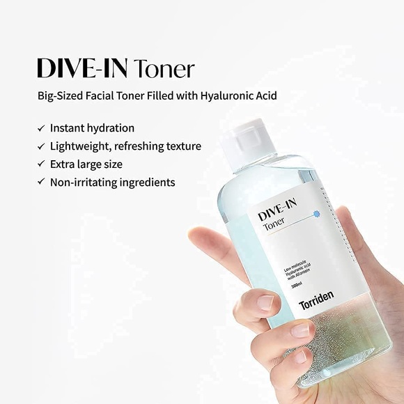 TORRIDEN Dive In Molecular Hyaluronic Acid Toner 300ml New, Fresh - Picture 2 of 7